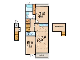 メゾンウィズⅠの物件間取画像